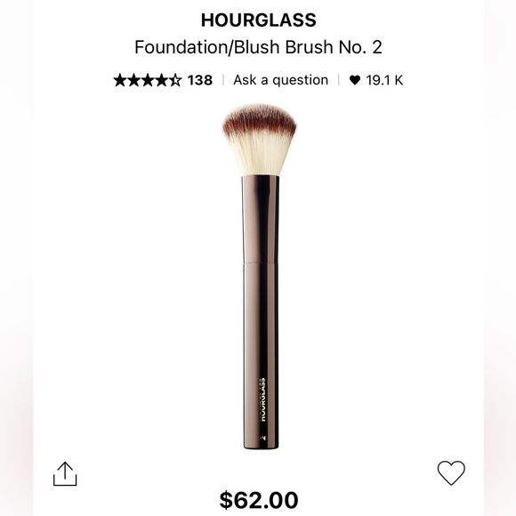 HOURGLASS FOUNDATION/POWDER BRUSH No.2 - Picture 2 of 3